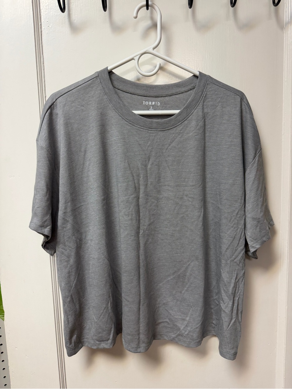 NWT Torrid Relaxed Signature Jersey Crew Neck Crop Tee